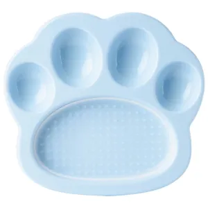 10% OFF: PetDreamHouse PAW 2-In-1 Mini Interactive Slow Feeder For Cats & Dogs (Baby Blue Paw)