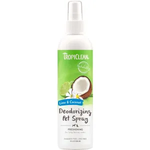 15% OFF: Tropiclean Lime & Coconut Deodorizing Pet Spray 8oz