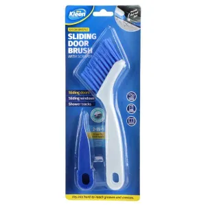 2 Pack Sliding Door Brush With Scaper