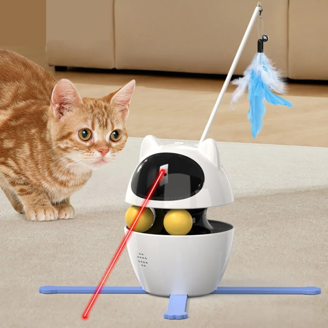 3-In-1 Interactive Cat Laser Toy