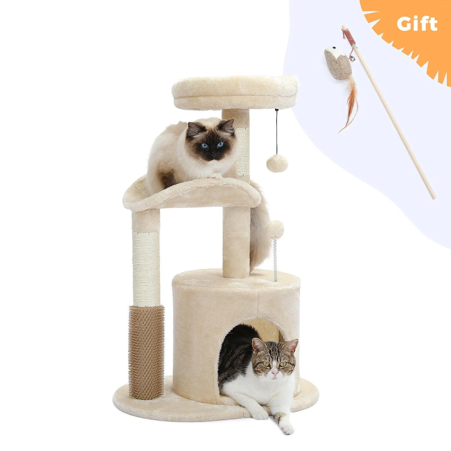 32.7" Cat Scratching Tree/ Post/ Pole