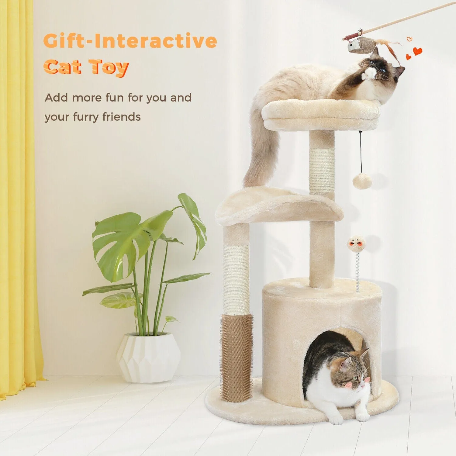 32.7" Cat Scratching Tree/ Post/ Pole