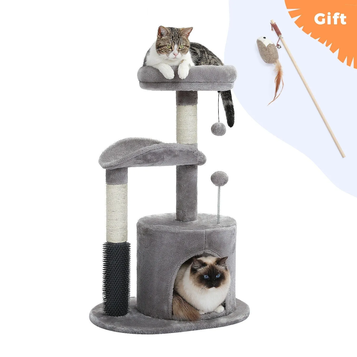 32.7" Cat Scratching Tree/ Post/ Pole