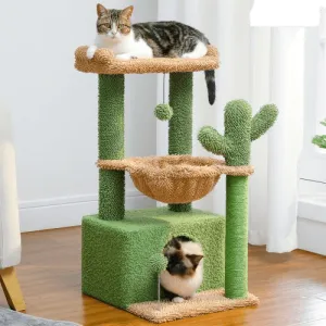 33" Cactus Condo Cat Scratching Tree