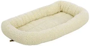 Adidog Padded Pet Bolster Bed - Small Size(21x12-inch) colour and design may vary