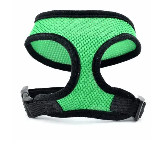 Adjustable Soft Breathable Dog Harness Nylon Mesh Vest