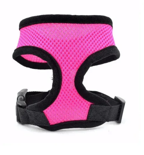 Adjustable Soft Breathable Dog Harness Nylon Mesh Vest