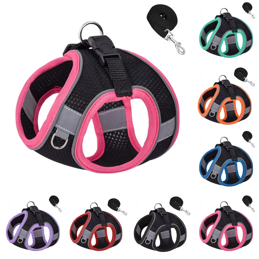 Aiitle Step In Mesh Dog Harness Black