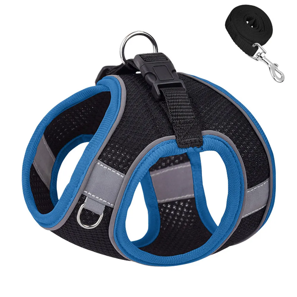 Aiitle Step In Mesh Dog Harness Black