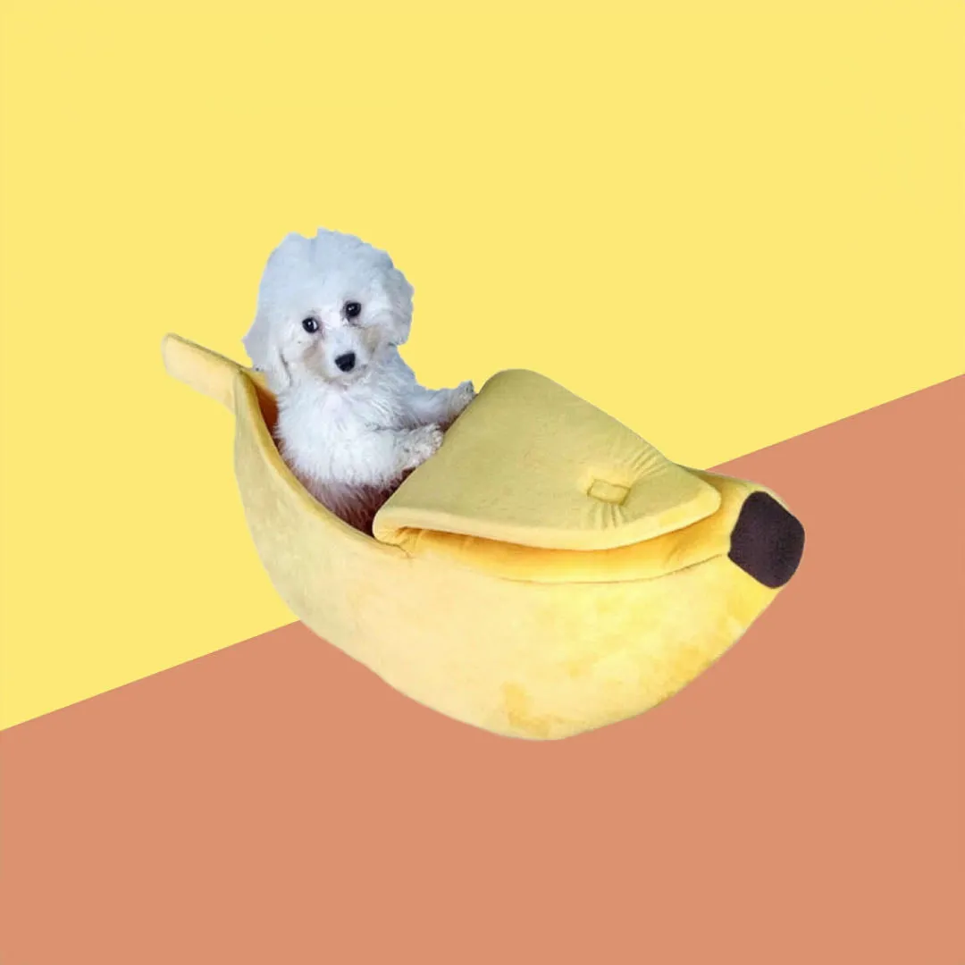 Banana Shape Cat Nest Dog Bed