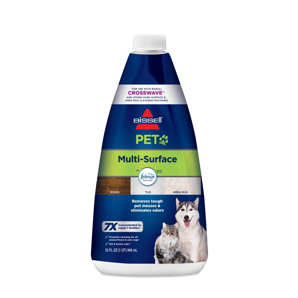 BISSELL CrossWave Max PET Multi-Surface Formula & Brush Bundle