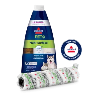 BISSELL CrossWave Max PET Multi-Surface Formula & Brush Bundle