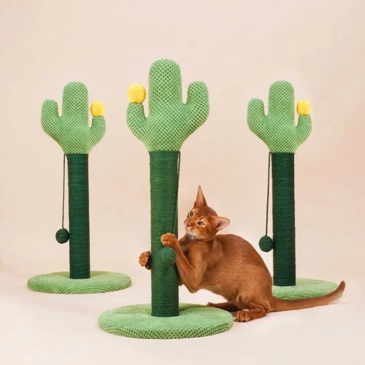 Cactus Style Sisal Cat Scratching Post