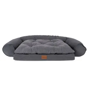 Carolina Pet Co Ortho Sleeper Comfort Couch Dog Bed - Charcoal