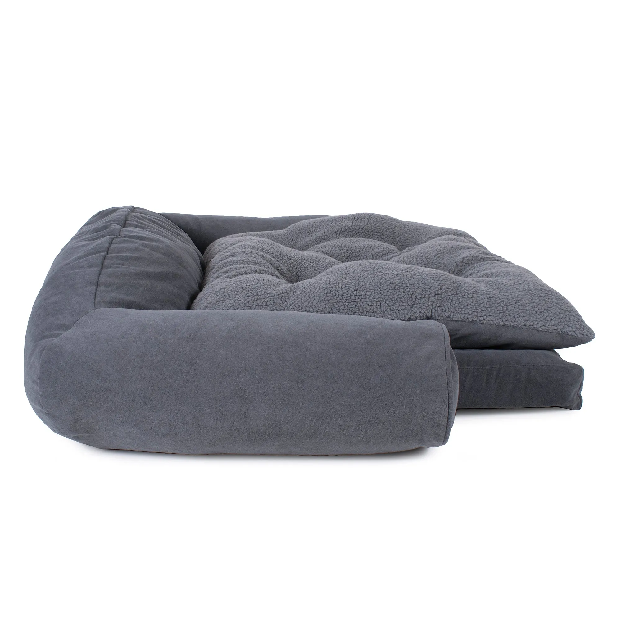 Carolina Pet Co Ortho Sleeper Comfort Couch Dog Bed - Charcoal