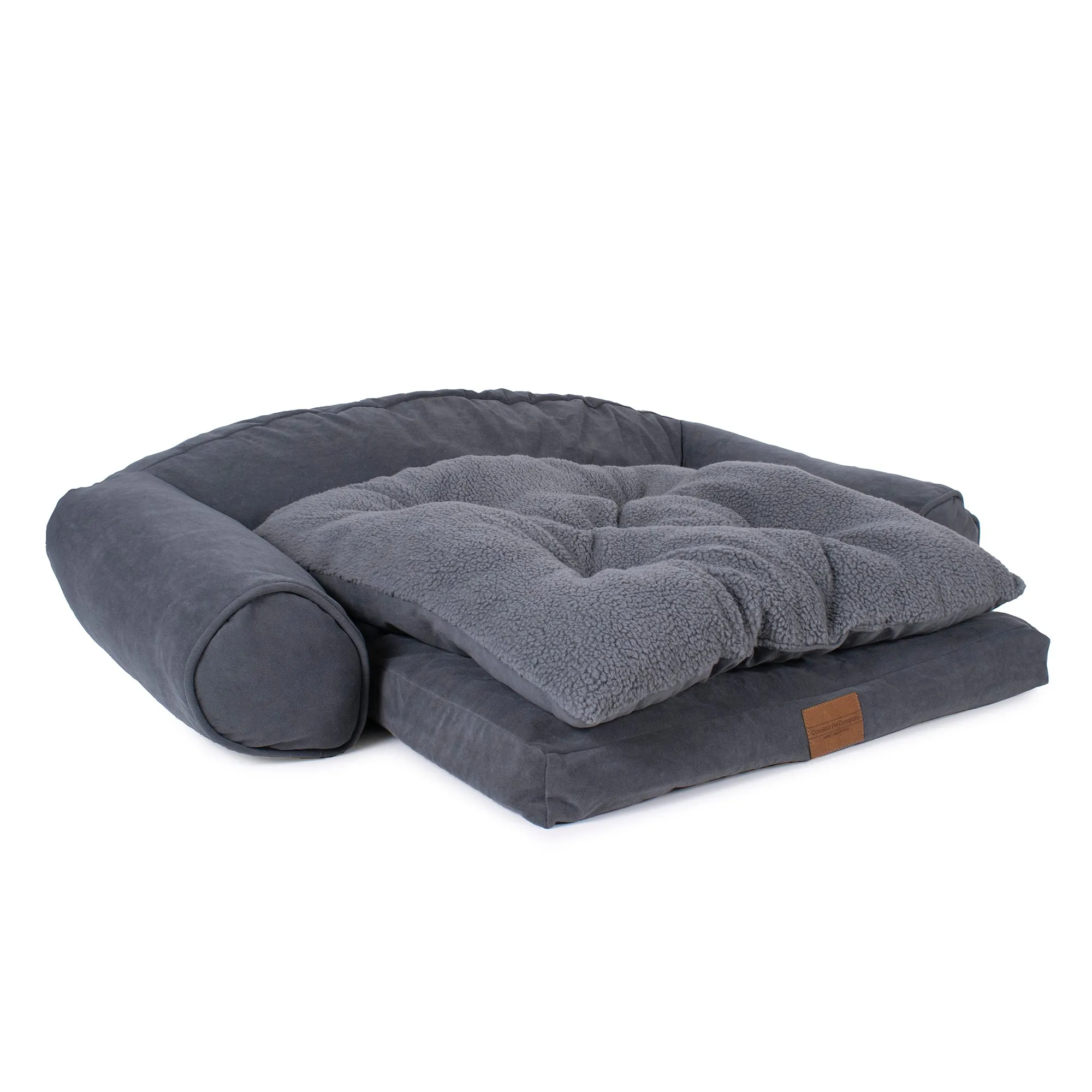 Carolina Pet Co Ortho Sleeper Comfort Couch Dog Bed - Charcoal