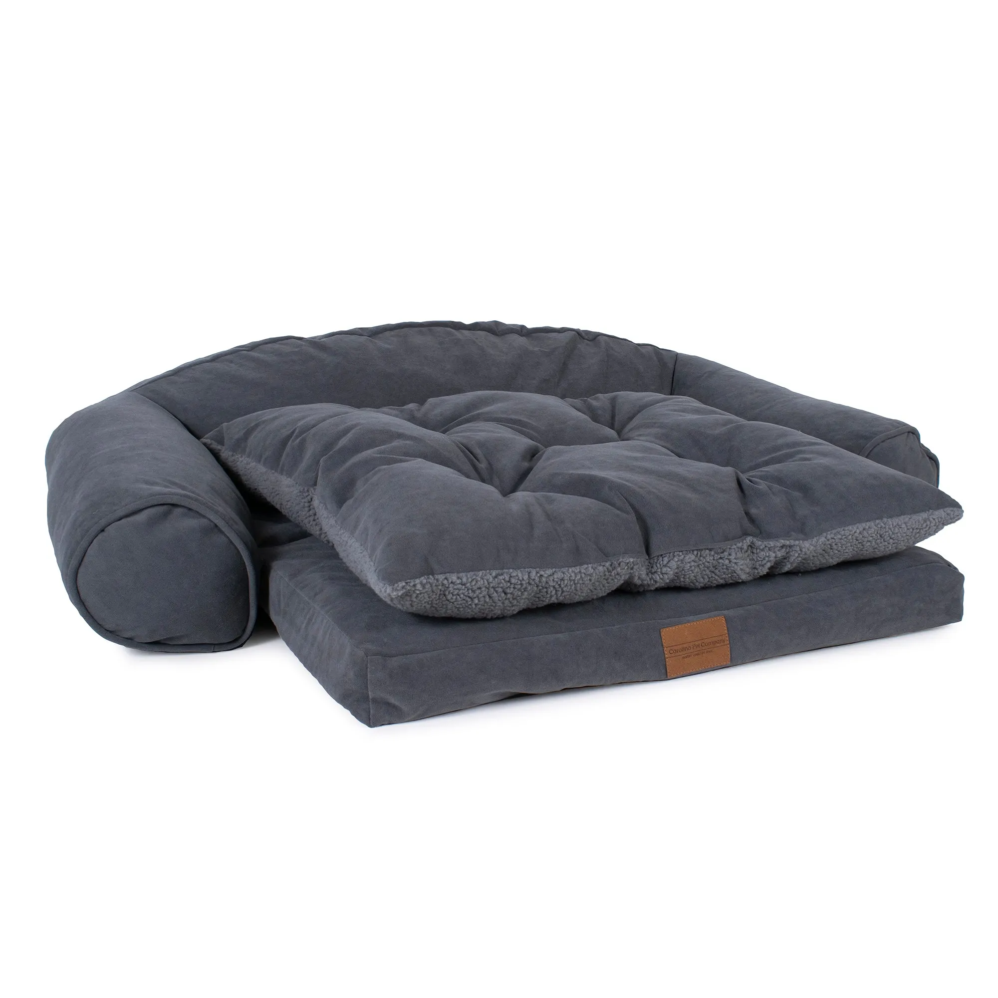 Carolina Pet Co Ortho Sleeper Comfort Couch Dog Bed - Charcoal