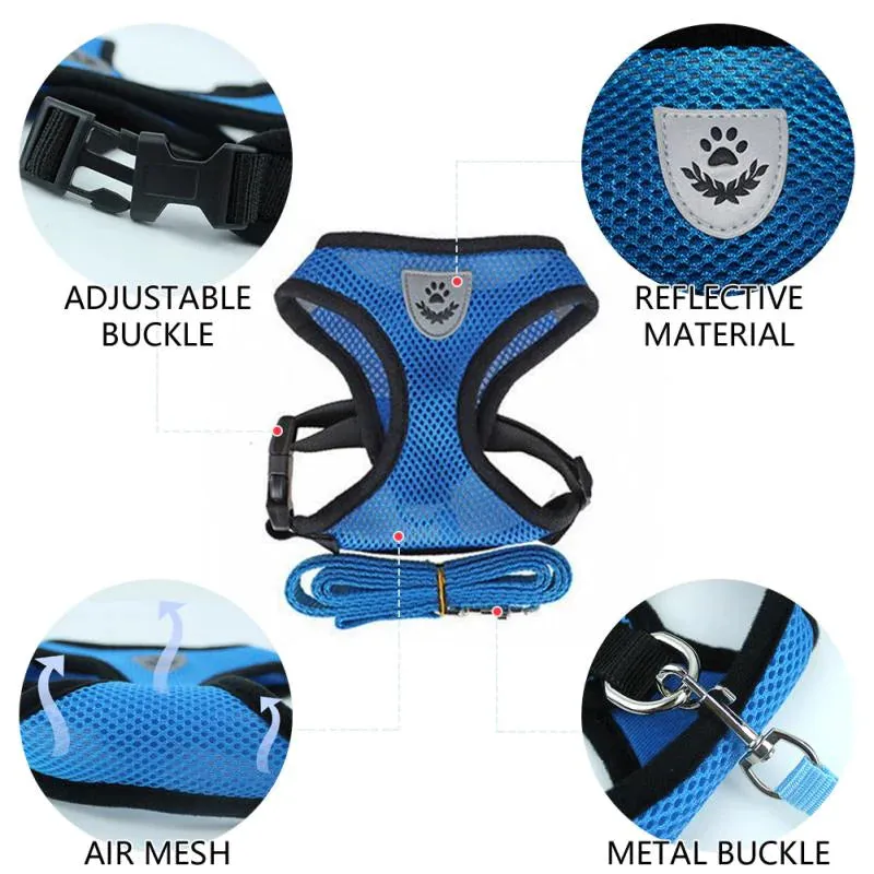 Cat Dog Reflective Harness