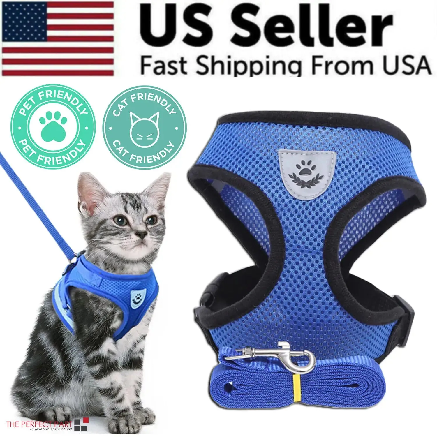 Cat Dog Reflective Harness