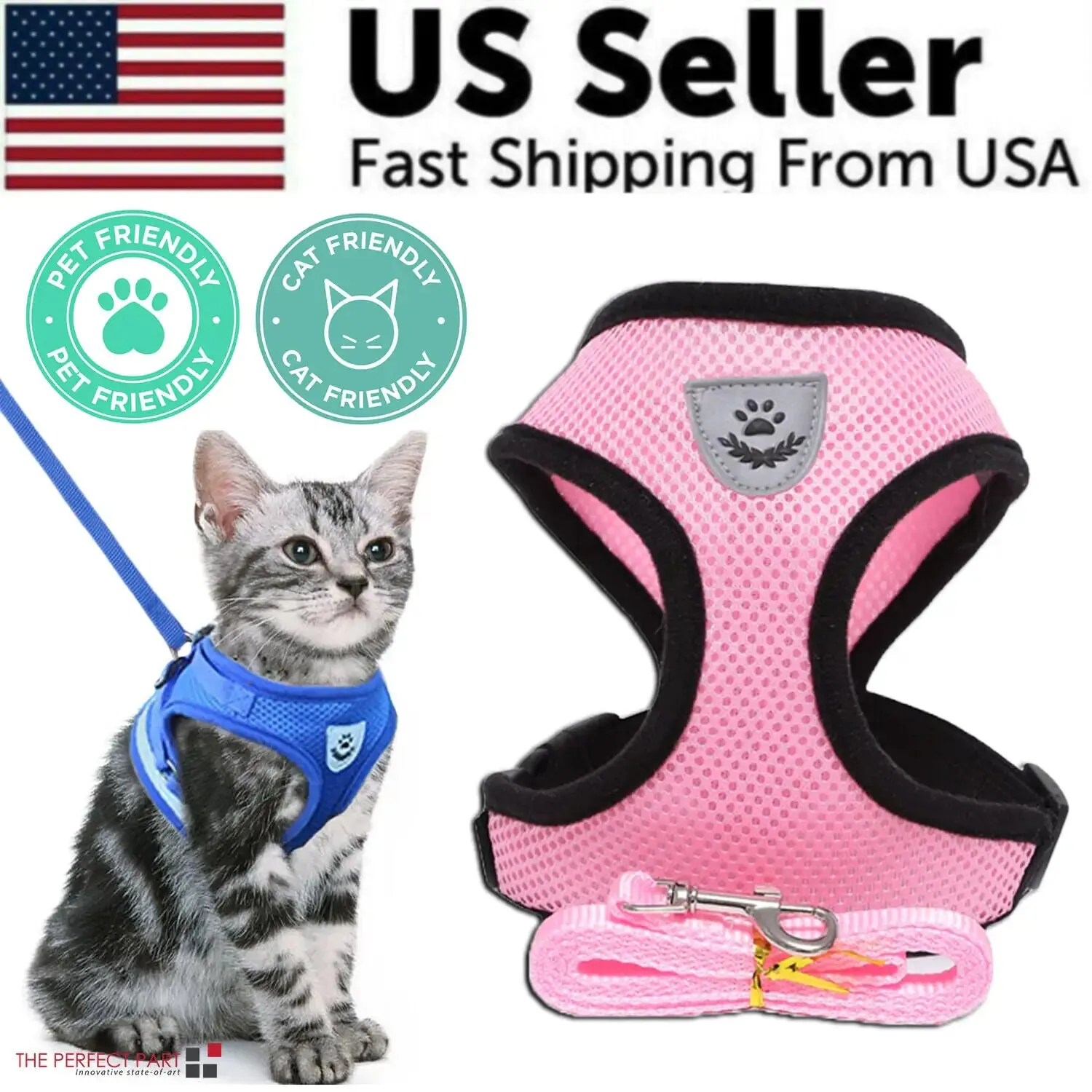 Cat Dog Reflective Harness