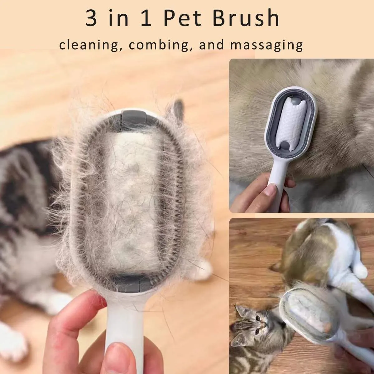 Cat Grooming and Cleaning Brush