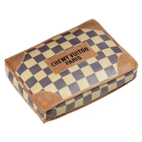 Checker Chewy Vuiton Bed