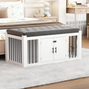 Dog Crate Furniture Bench for Large Dogs 49 Inch-150178