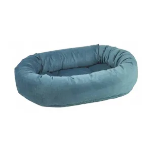 Donut Teal Microvelvet Pet Bed