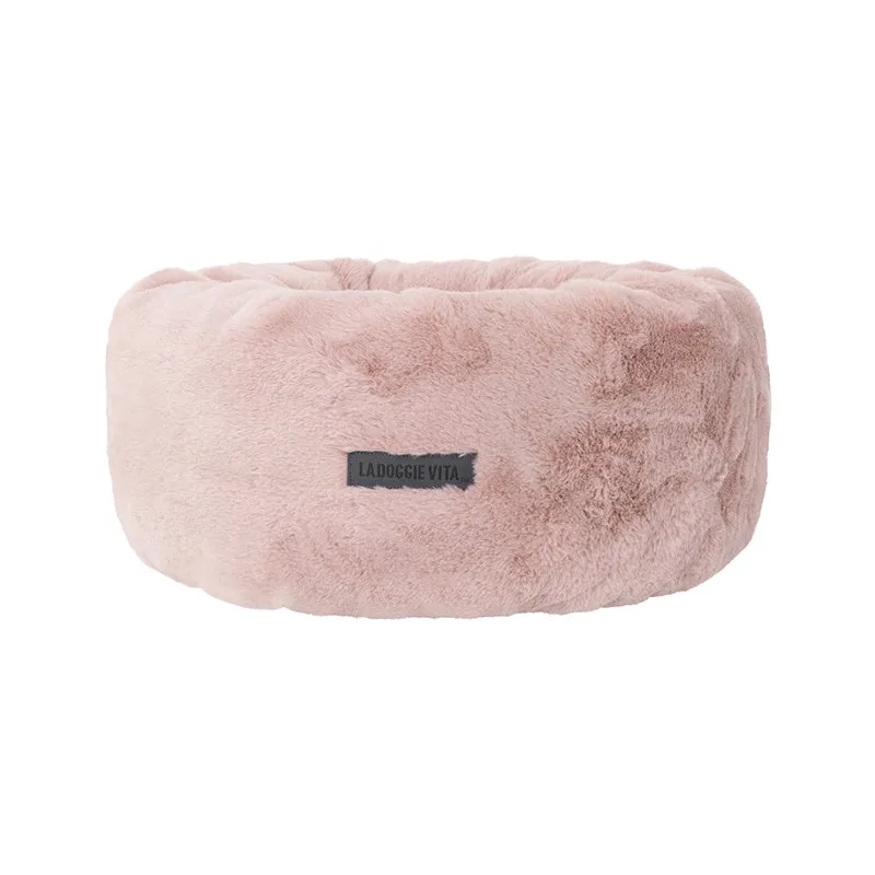 Dusty Pink Plush Donut