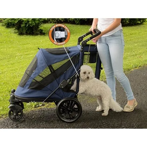 Excursion NO-ZIP Pet Stroller - Midnight Blue