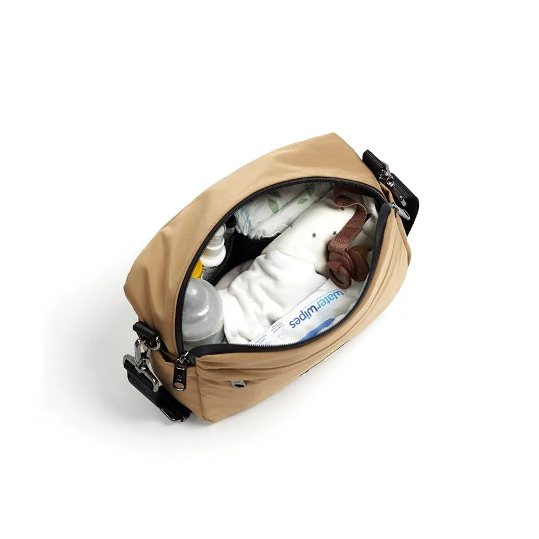 Finnson Frida Eco Stroller Organiser With Stroller Clips - Camel