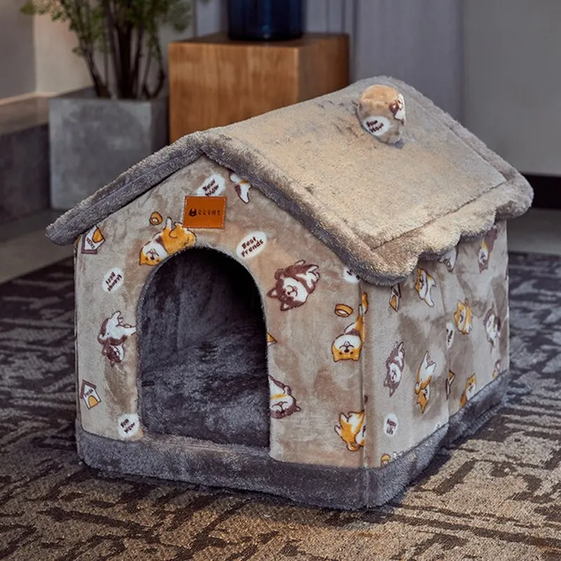 Foldable Pet House Bed