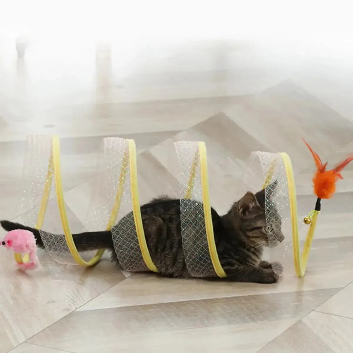 Folded Cat Tunnel Toy