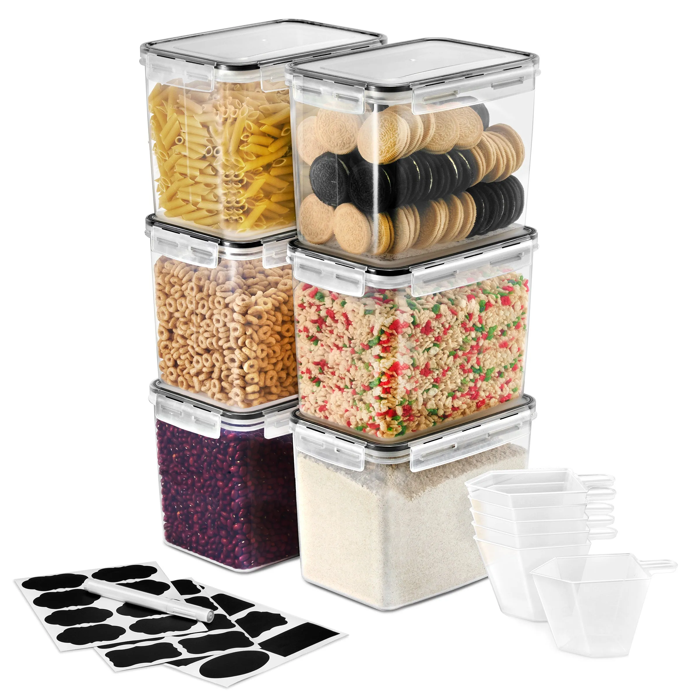 Food Storage Containers (Set of 6)