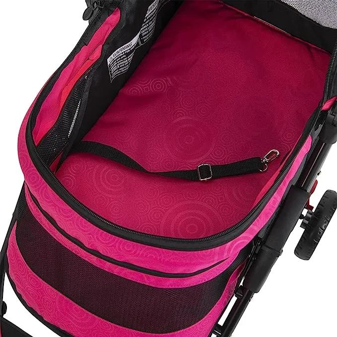 Gen7Pets Regal Plus Dog Stroller - Raspberry Sorbet Pet Stroller