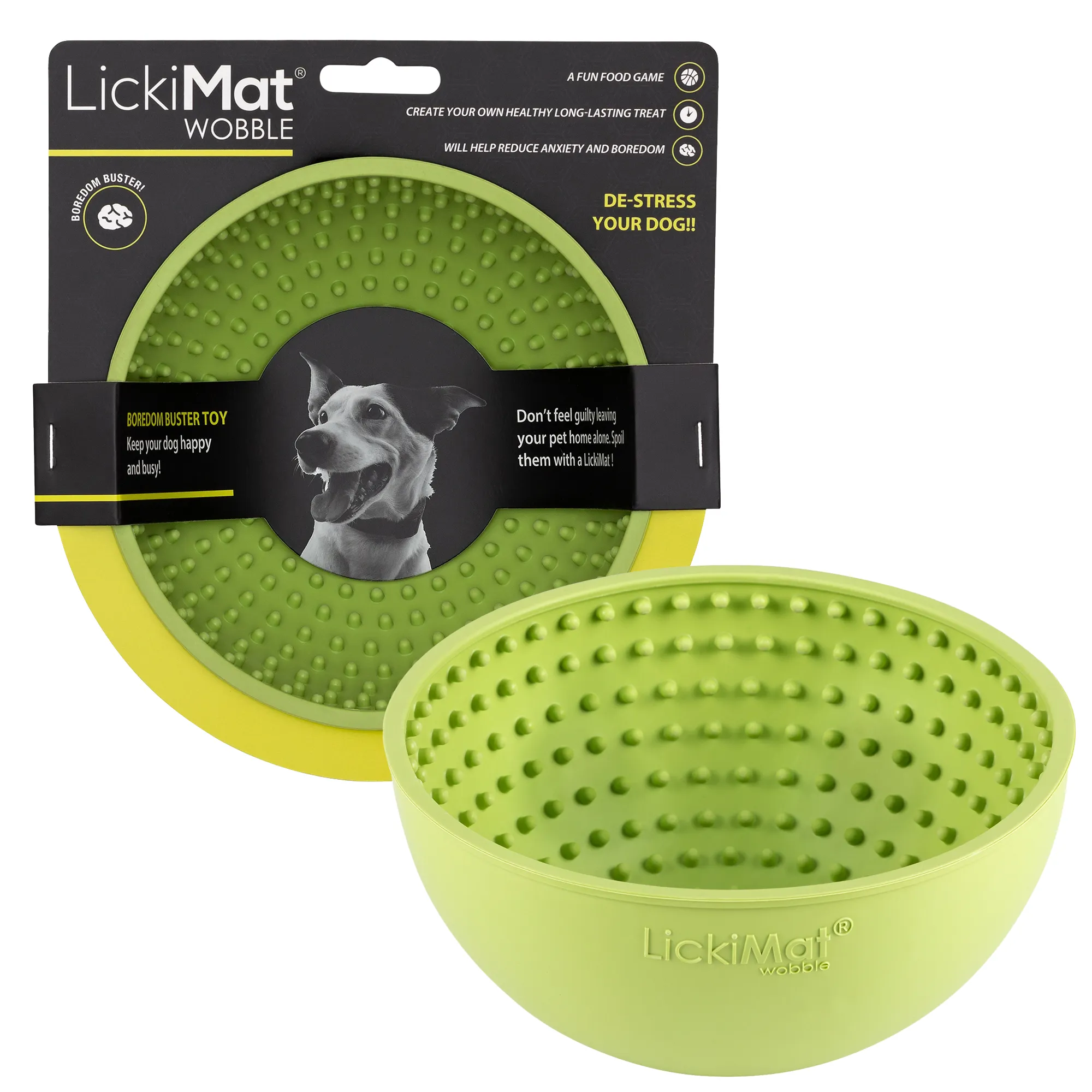 Green LickiMat Wobble Bowl