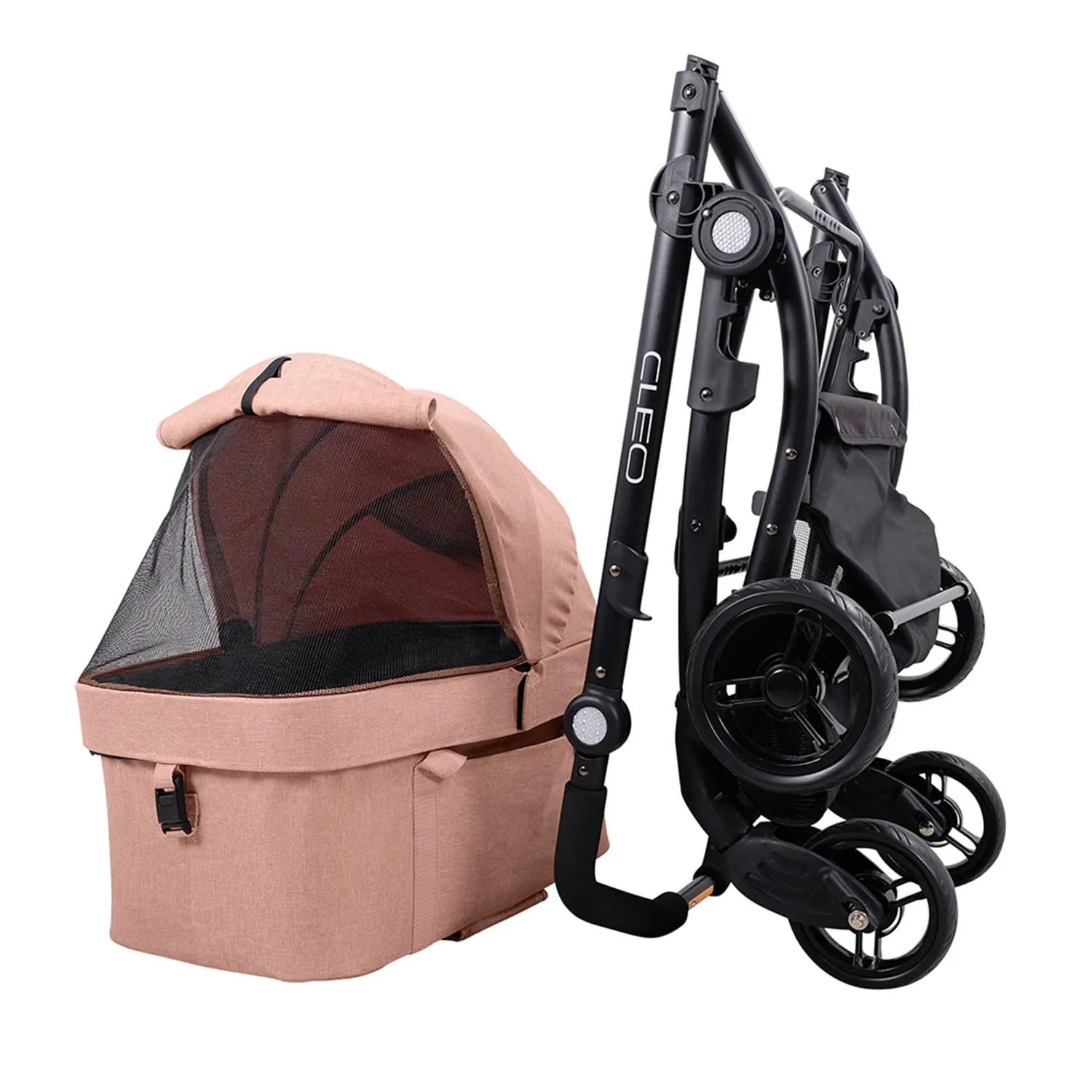 Ibiyaya Cleo Travel Stroller (Coral Pink)