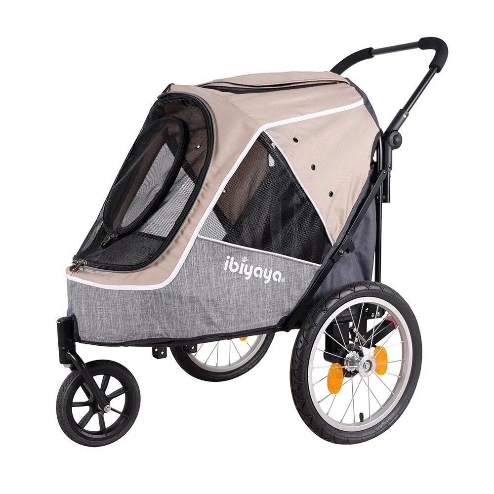 Ibiyaya Happy Pet Trailer/Jogger 2.0 – Latte