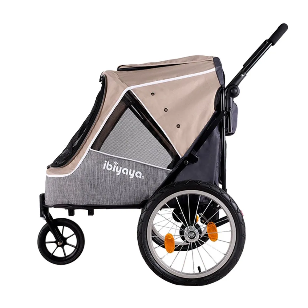 Ibiyaya Happy Pet Trailer/Jogger 2.0 – Latte