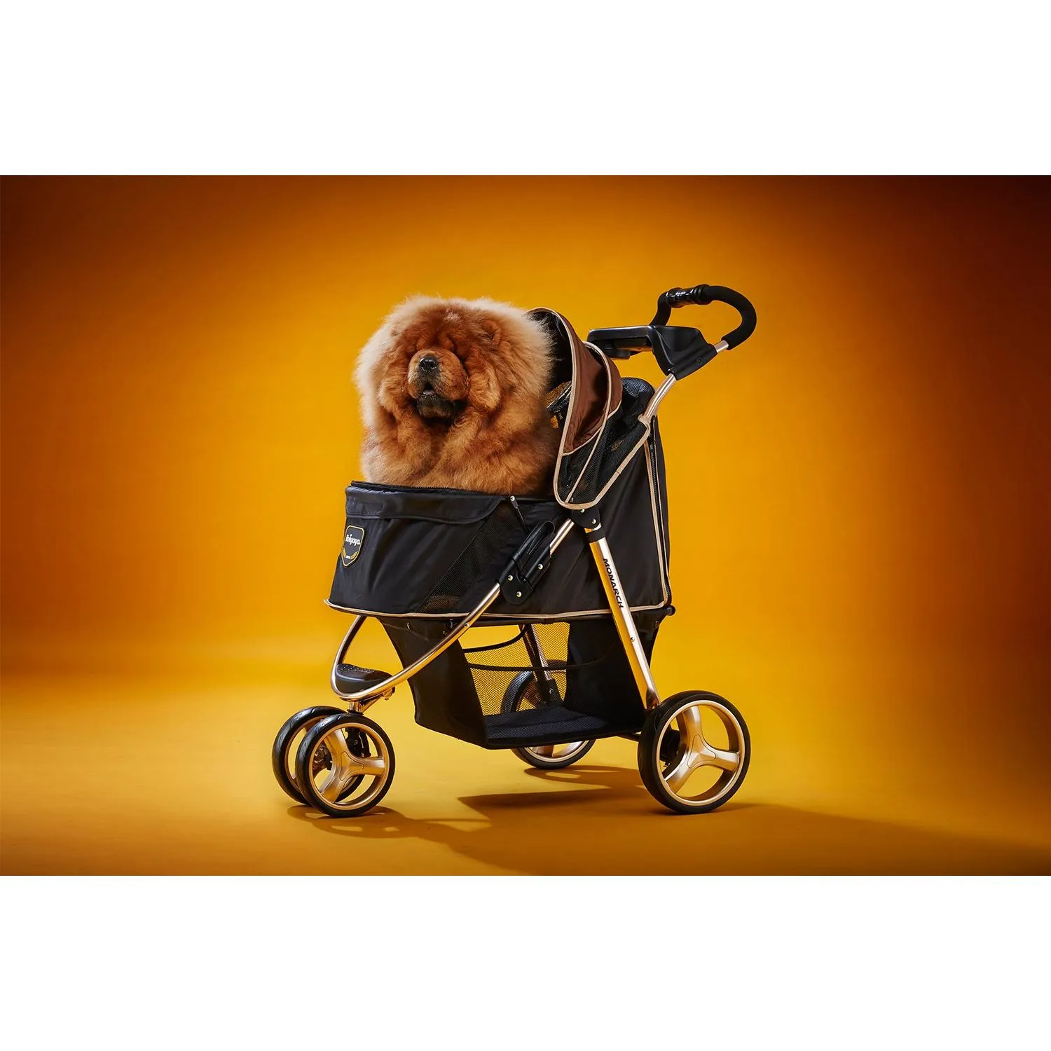 Ibiyaya Monarch Premium Luxury Gold Pet Jogger Stroller