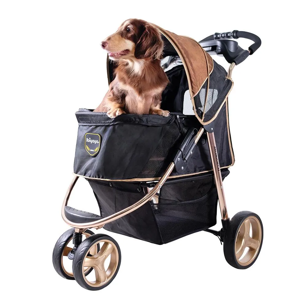 Ibiyaya Monarch Premium Luxury Gold Pet Jogger Stroller