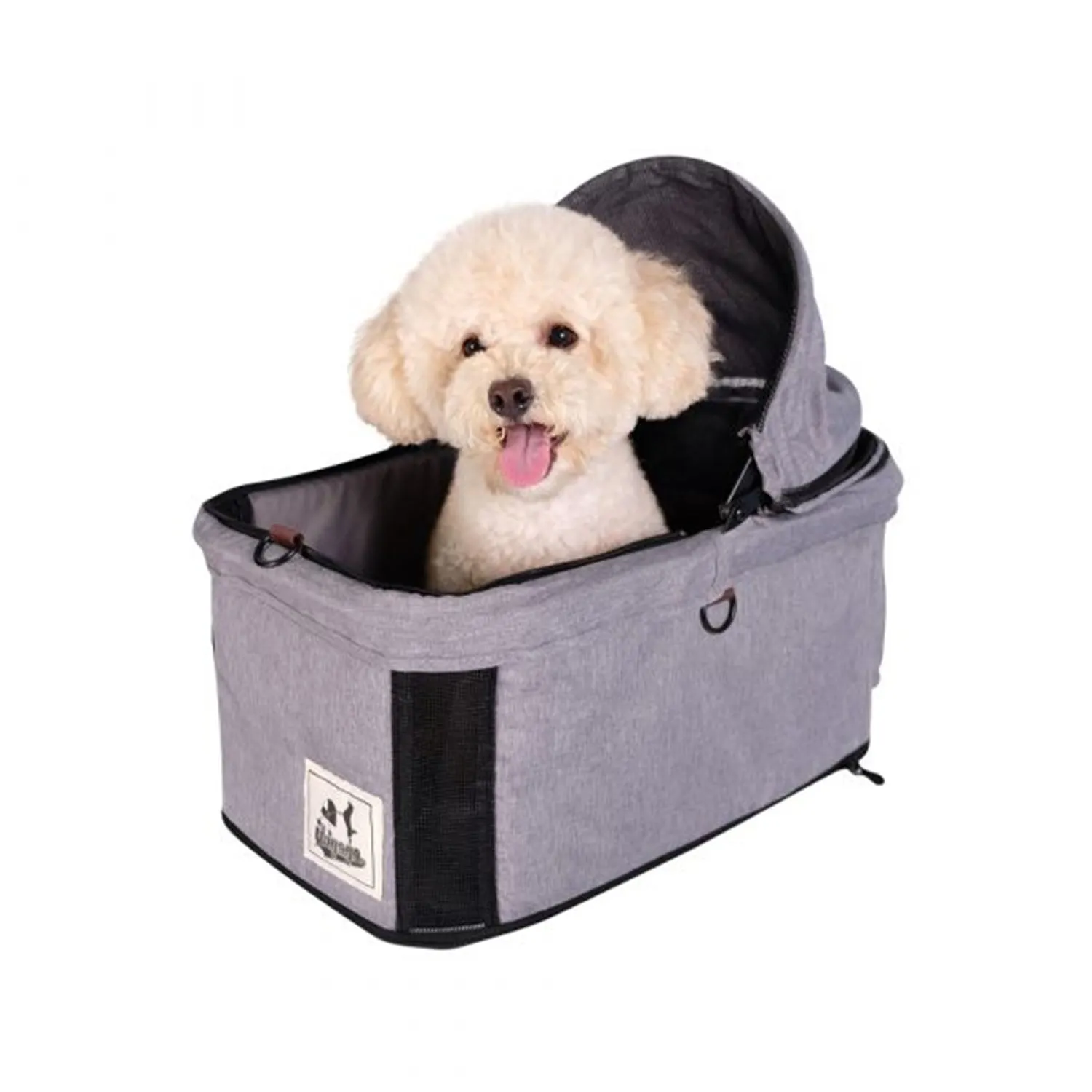 Ibiyaya Travois Tri-fold Pet Travel System (Nimbus Grey)