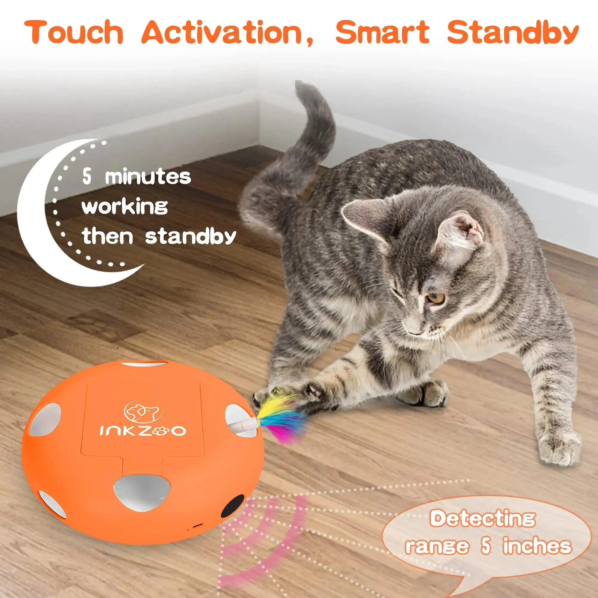 Interactive Whack-A-Mole Cat Toy