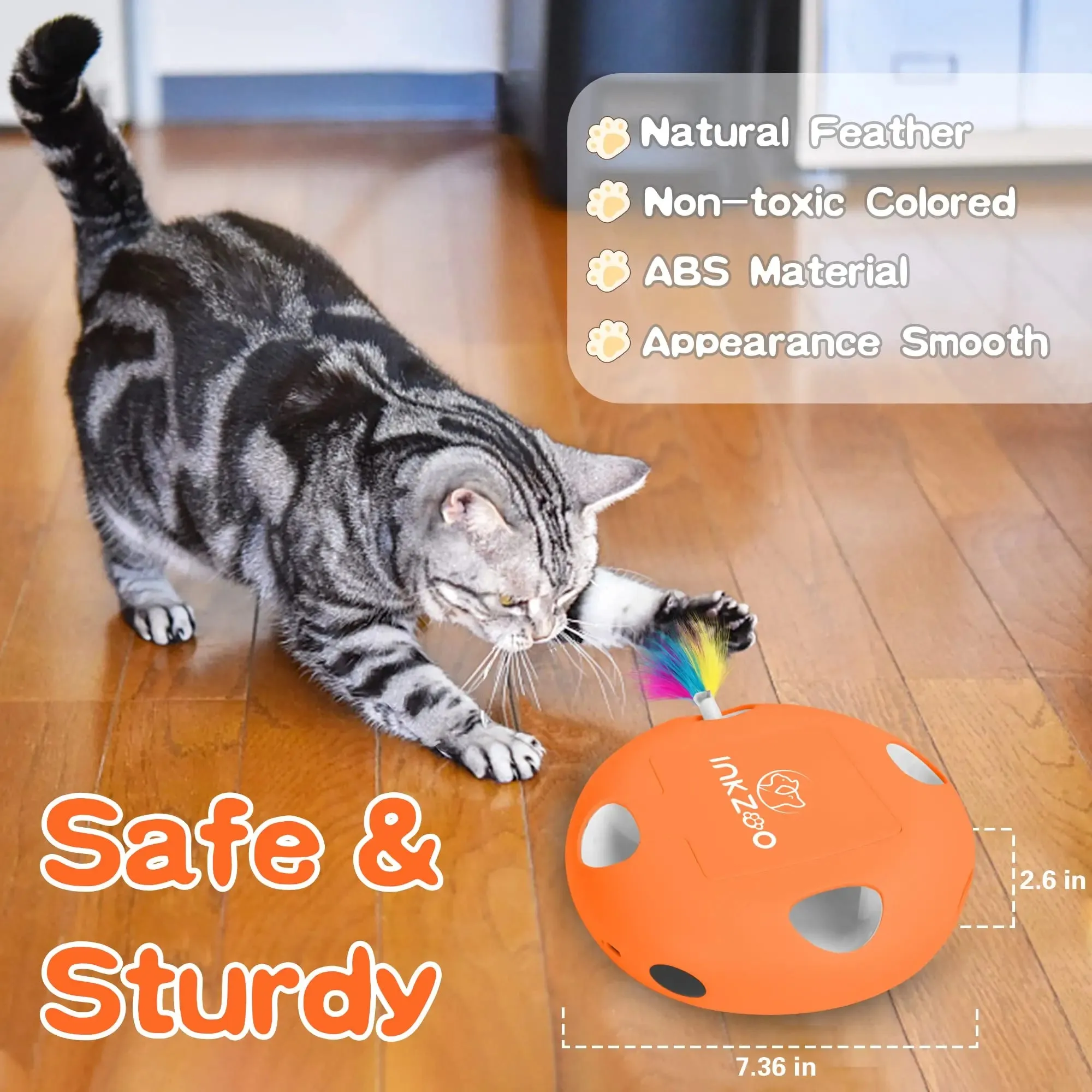 Interactive Whack-A-Mole Cat Toy