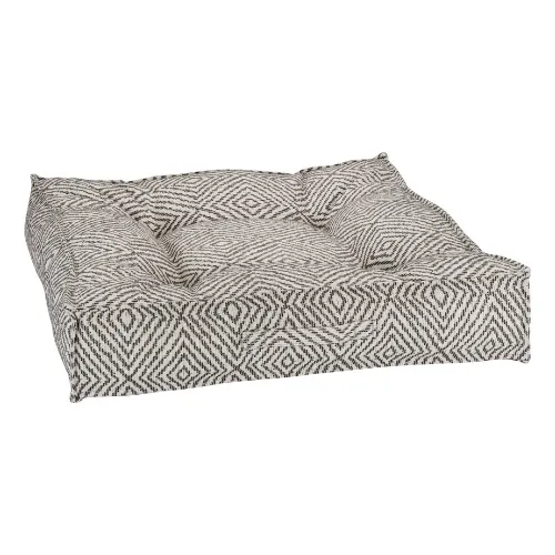 Jacquard Square Piazza Dog Bed — Diamondback