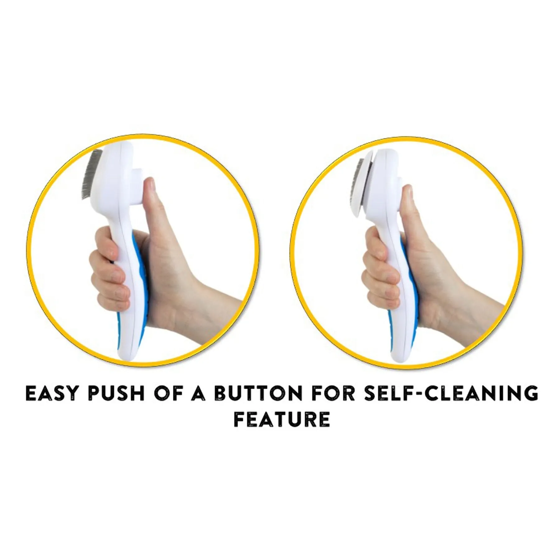 JW Gripsoft Self-Cleaning Slicker Brush