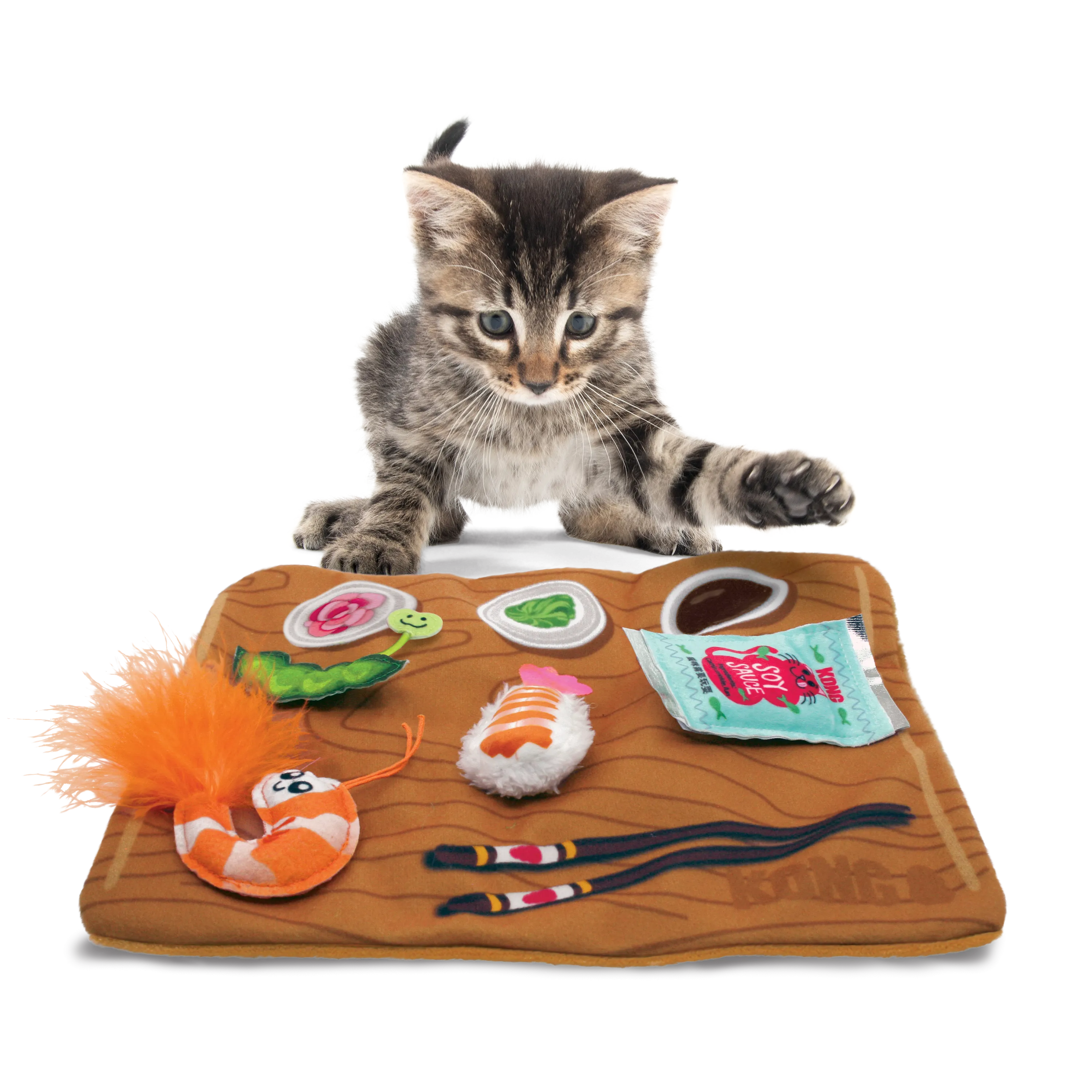 KONG Pull-A-Partz Sushi Cat Toy (All Sizes)