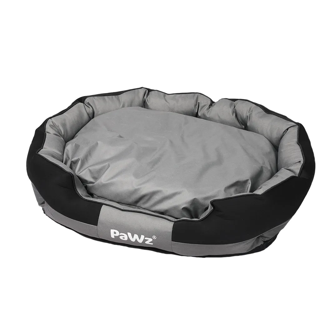 LARGE Dog Beds Waterproof Pet Calming - Grey