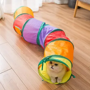 Large Foldable Cat Tunnel - Endless Fun with Your Kitten