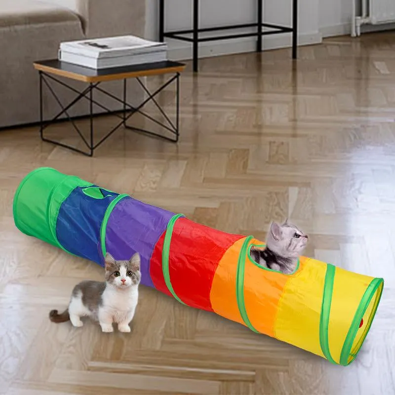 Large Foldable Cat Tunnel - Endless Fun with Your Kitten